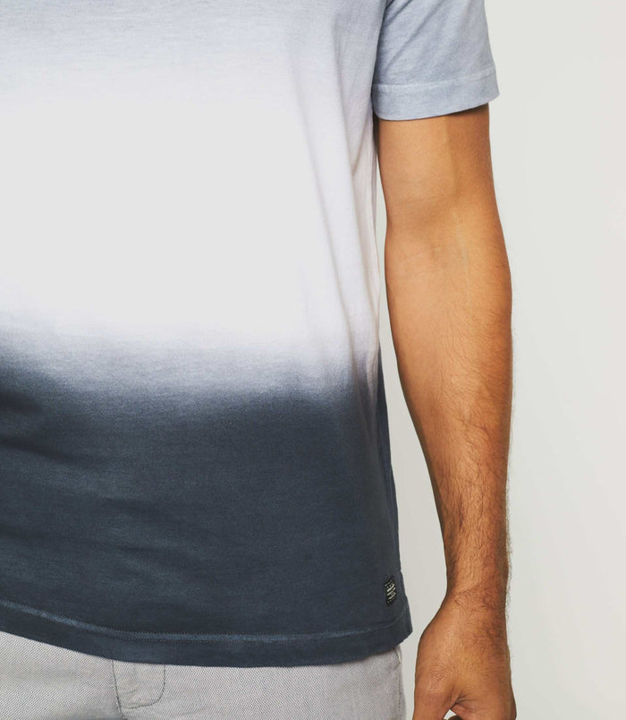 izac T-shirt dégradé gris et blanc "Gavin"