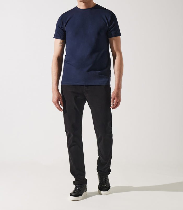 Izac T-shirt En Coton Marine