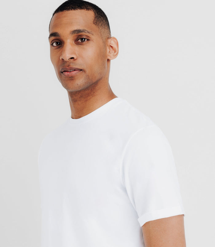 Izac T-shirt En Jersey Blanc