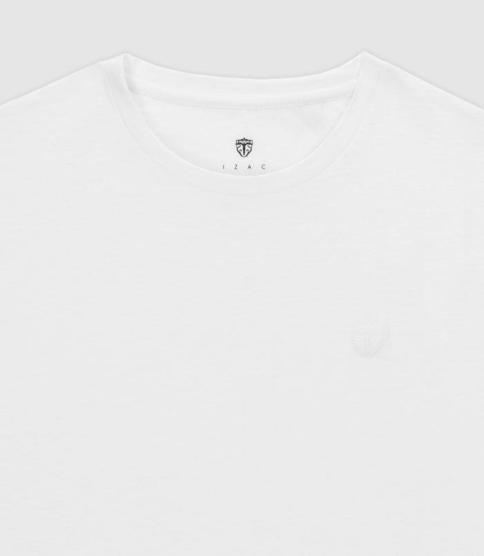 Izac T-shirt En Jersey Blanc