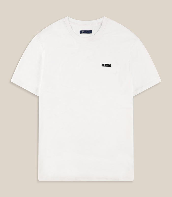 izac T-shirt en jersey blanc