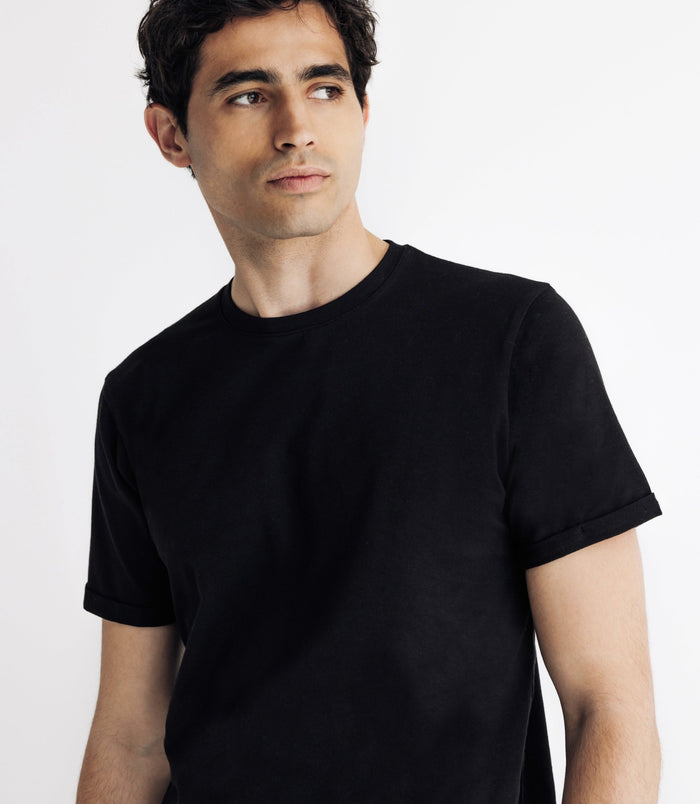 Izac T-shirt En Jersey Noir