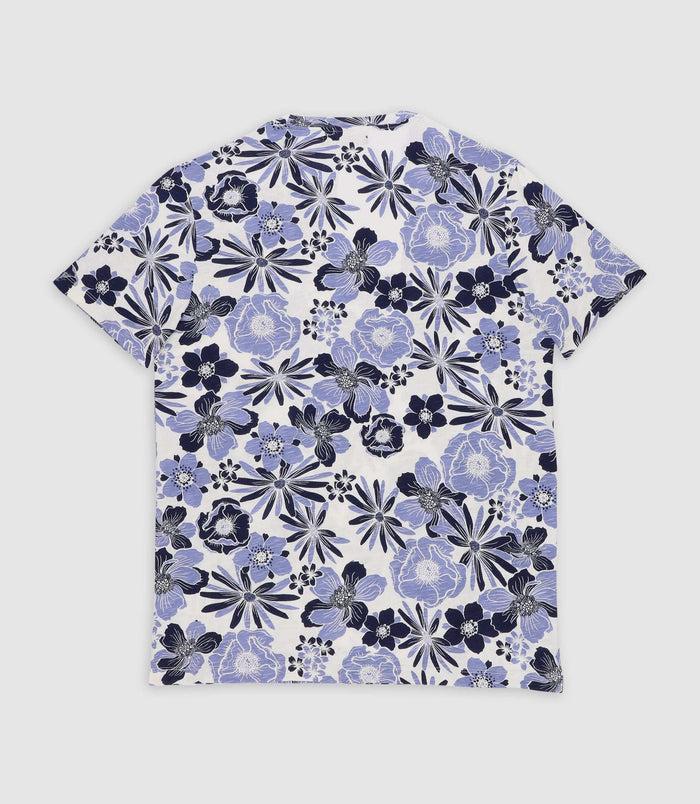 Izac T-shirt Imprimé Blanc GUSTINOUT