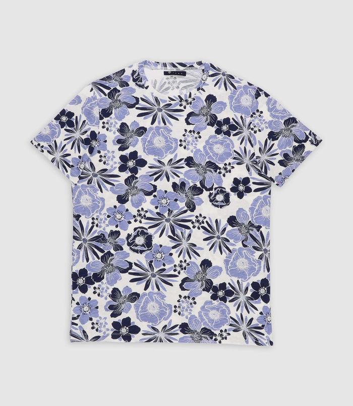 izac T-shirt imprimé blanc GUSTINOUT