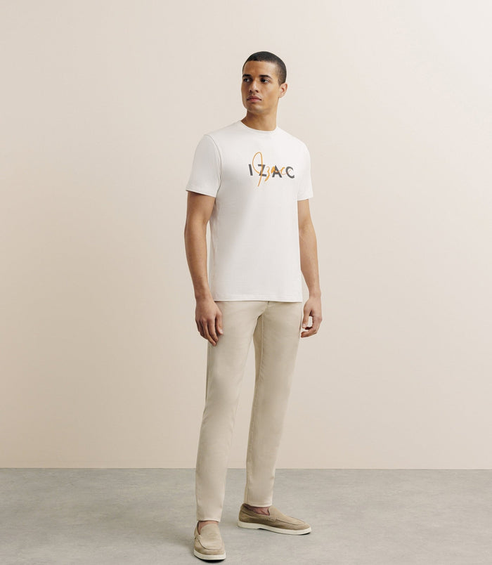 Izac T-shirt Imprimé écru
