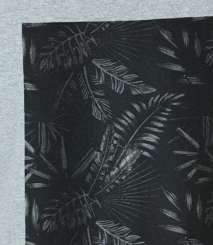 Izac T-shirt Imprimé Gris Chiné "Clo"