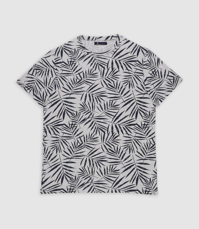 izac T-shirt imprimé gris GABINOUT