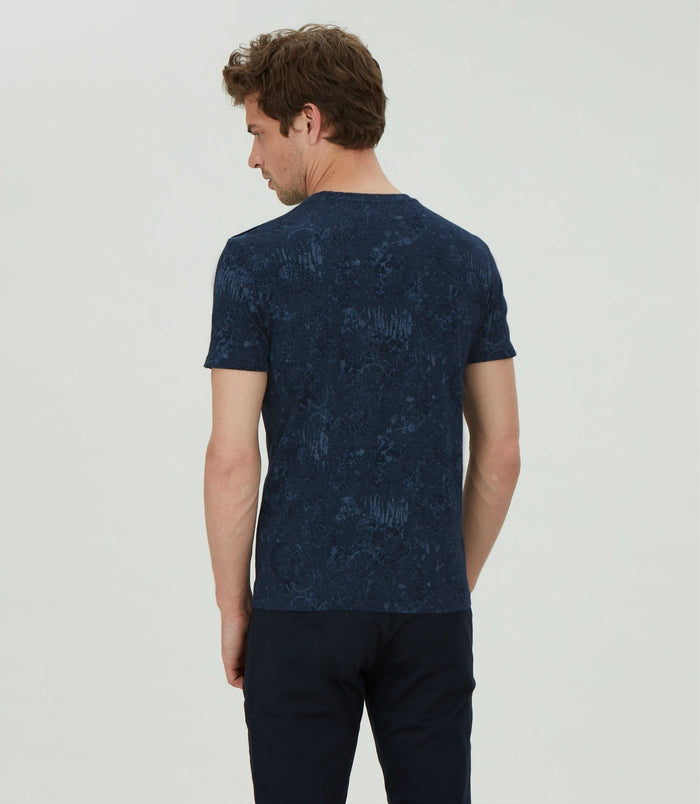 Izac T-shirt Imprimé Marine "Clarys"