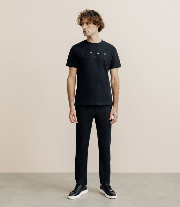 Izac T-shirt Imprimé Noir