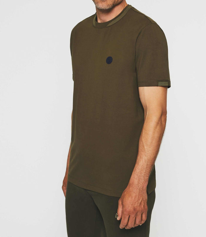 Izac T-shirt Manches Courtes Kaki NOUR