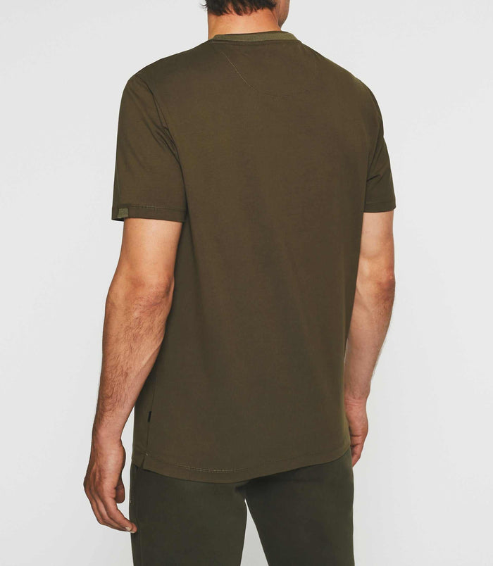 Izac T-shirt Manches Courtes Kaki NOUR
