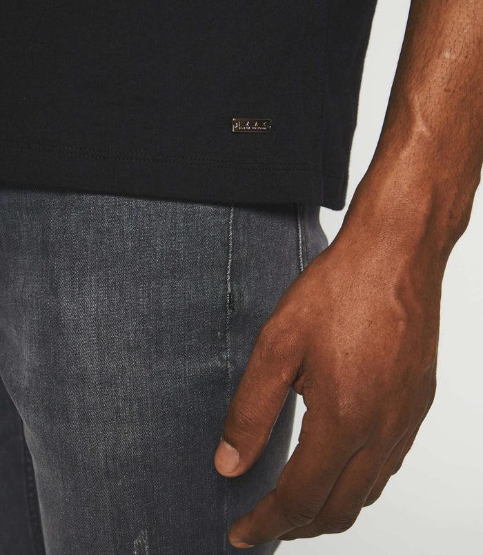 Izac T-shirt Manches Courtes Noir NILLS