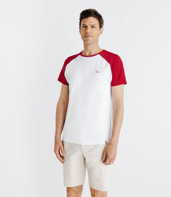Izac T-shirt Manches Courtes Rouge