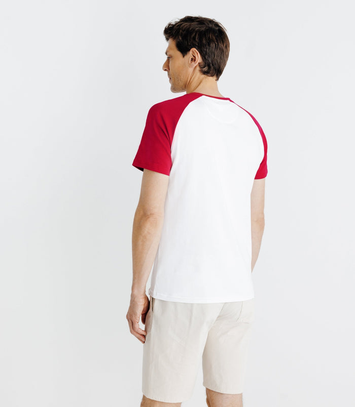 Izac T-shirt Manches Courtes Rouge