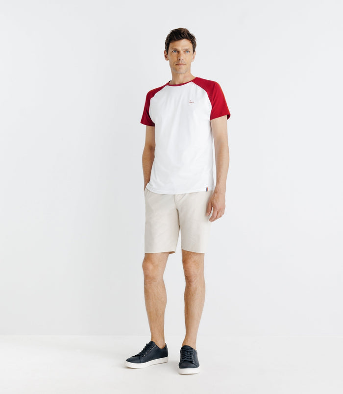 izac T-shirt manches courtes rouge