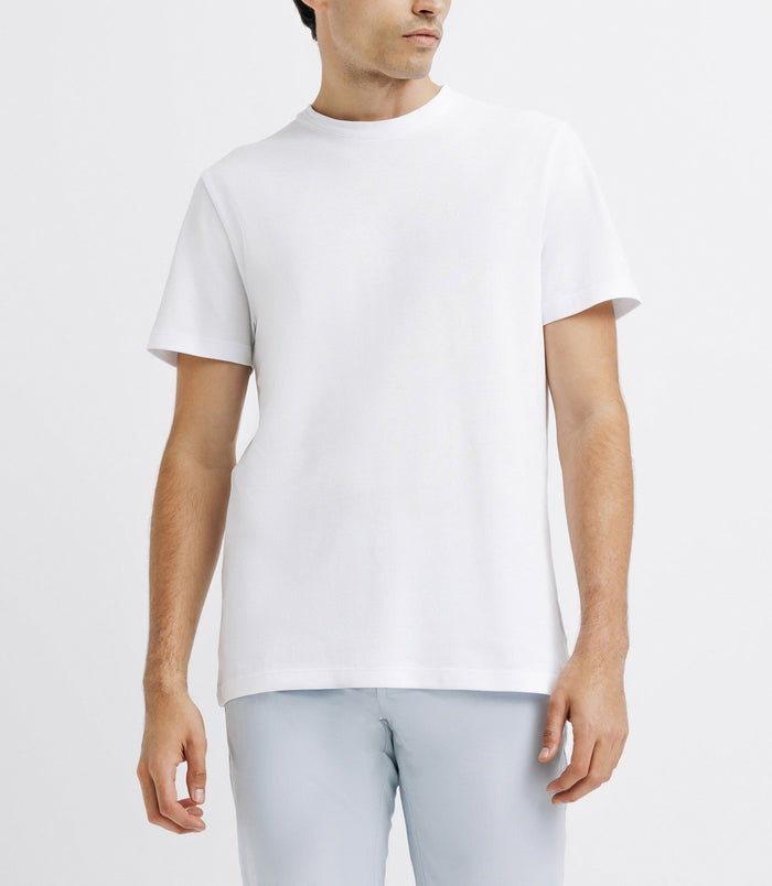 Izac T-shirt Piqué Blanc