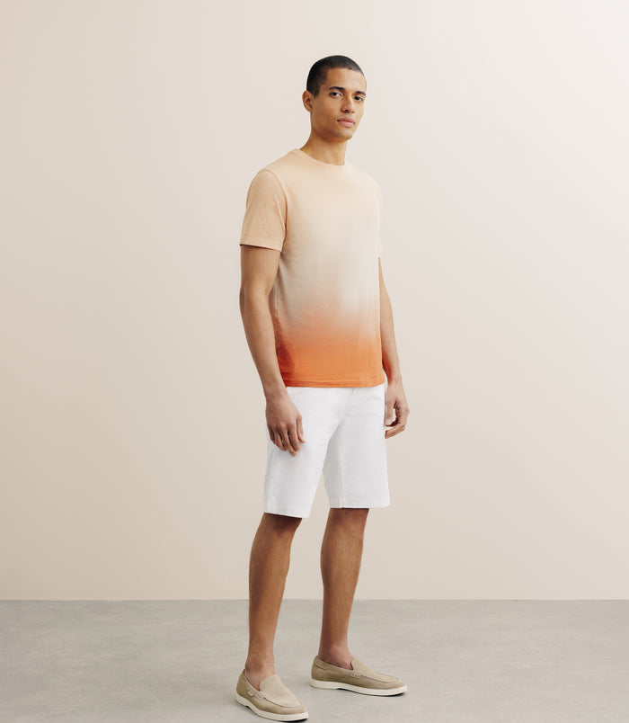 Izac T-shirt Tye & Dye Pêche