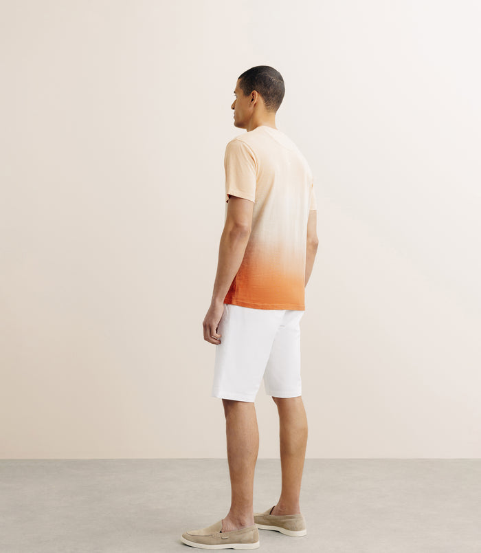 Izac T-shirt Tye & Dye Pêche