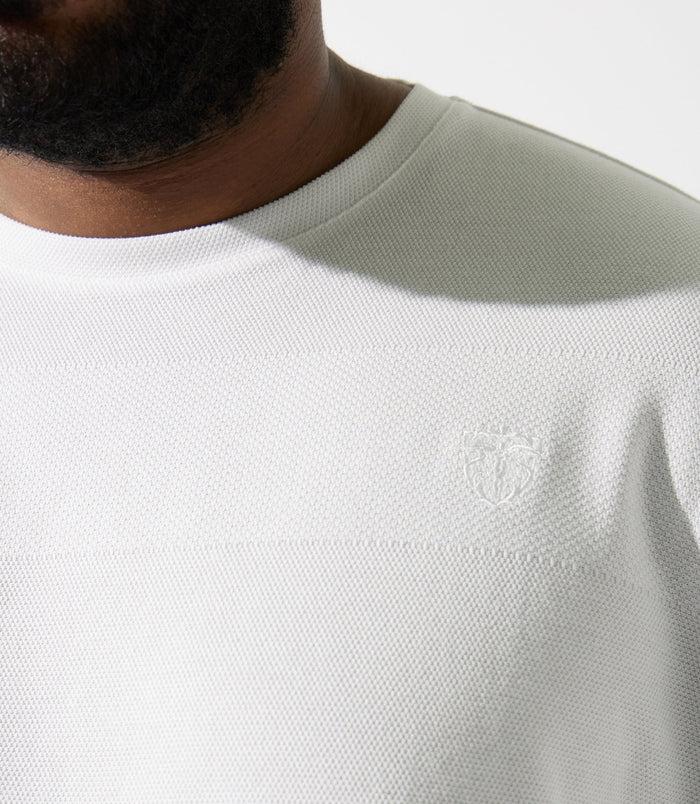 Izac T-shirt Uni Avec Logo Brodé écru GIOVANYBT