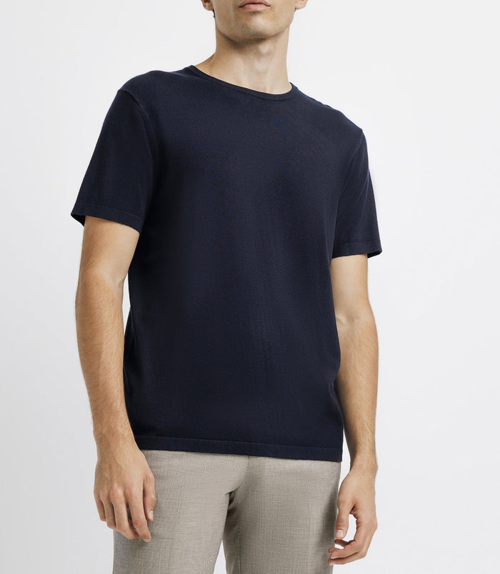Izac T-shirt Uni Marine