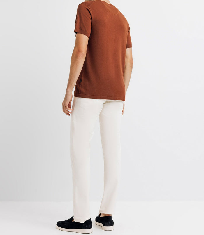 Izac T-shirt Uni Truffe