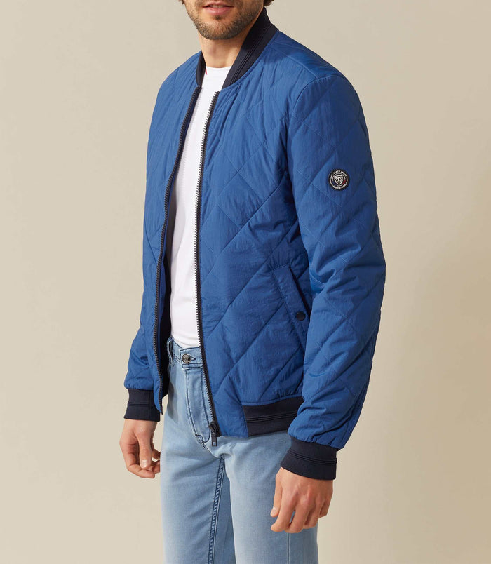 Izac Teddy Matelassé Bleu Roi "Carat"