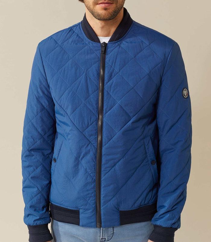 Izac Teddy Matelassé Bleu Roi "Carat"