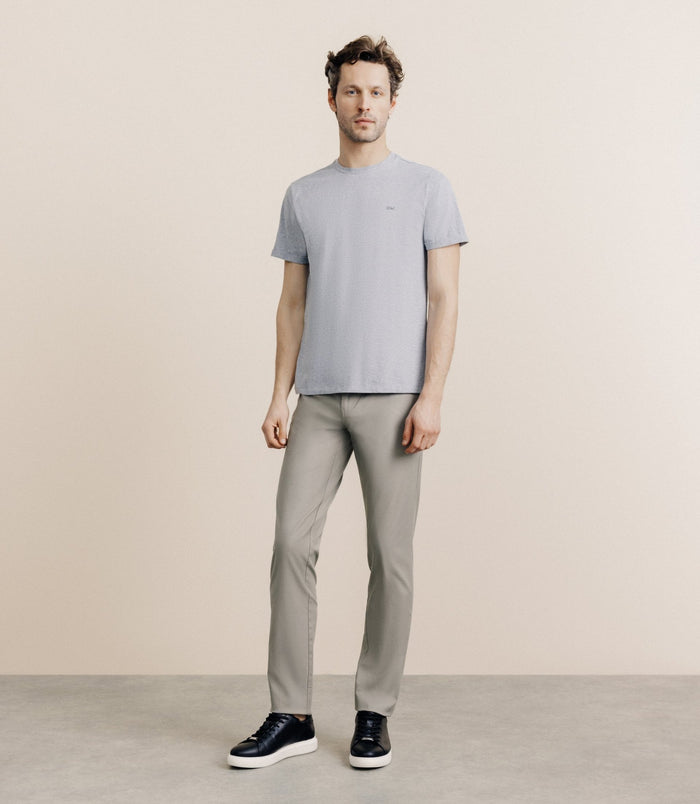 Izac TEE BASIC JERSEY Gris Chine Gris Chine