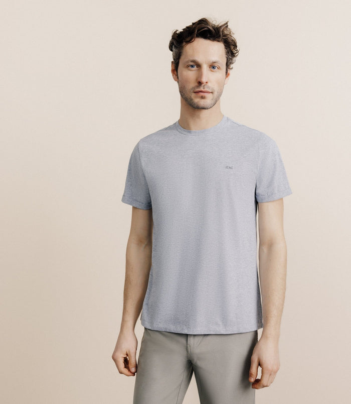 izac TEE BASIC JERSEY gris chine gris chine