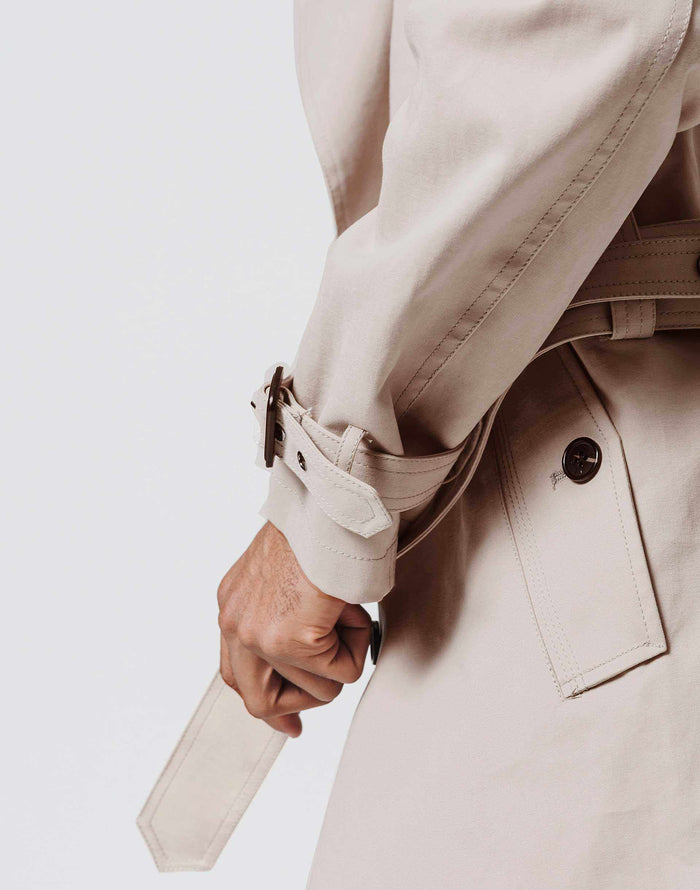 Izac Trench Coton Beige