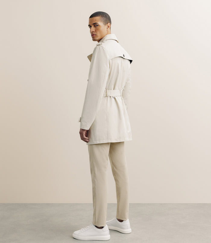 Izac Trench Croisé Beige