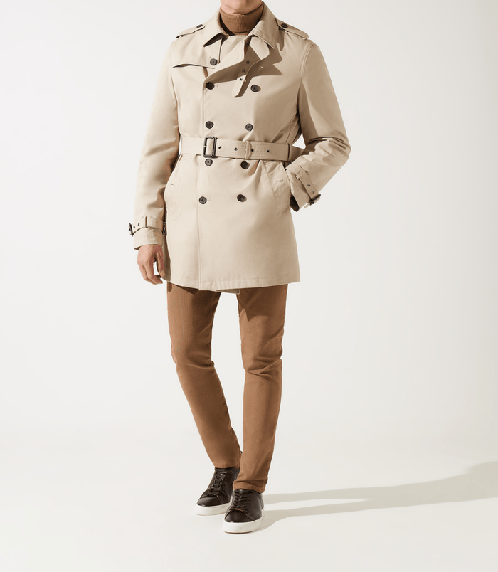 Izac Trench Croisé Beige ISTANBUL
