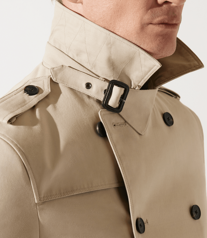 Izac Trench Croisé Beige ISTANBUL
