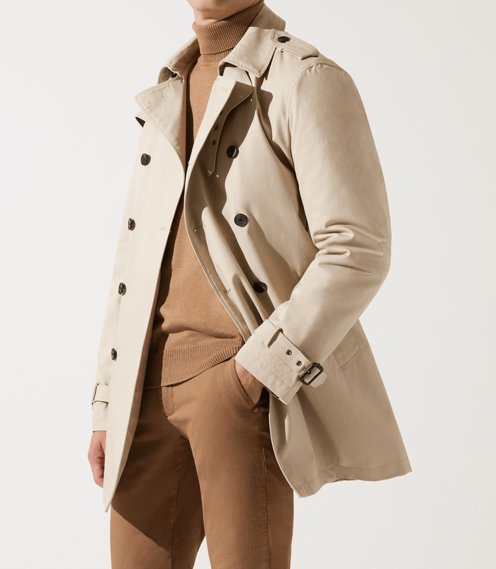 izac Trench croisé beige ISTANBUL