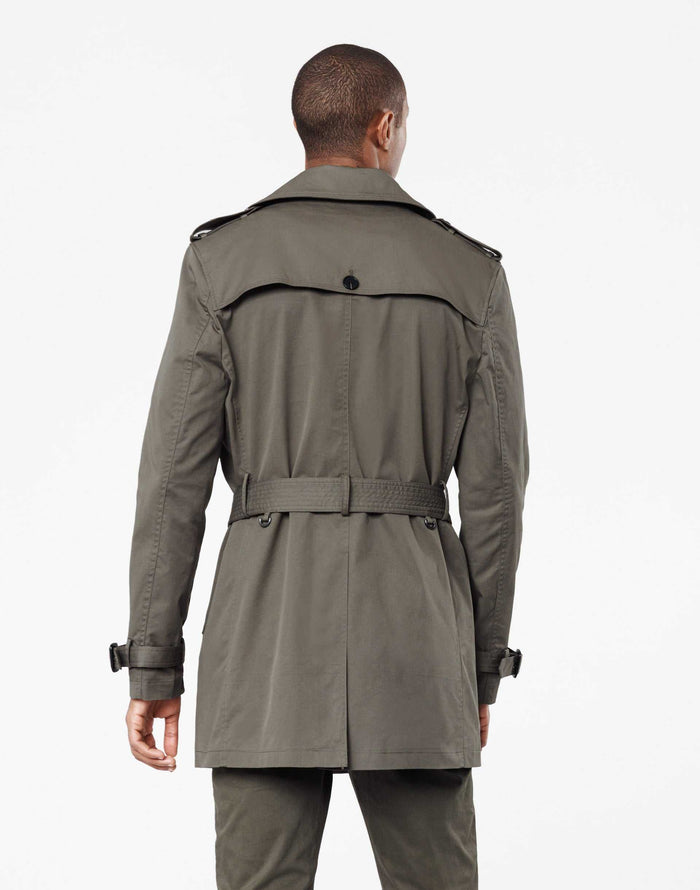 izac Trench croisé kaki