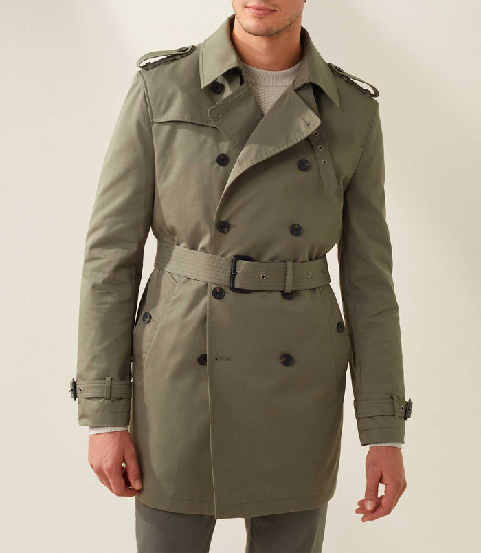 Izac Trench Croise Kaki "Jake"