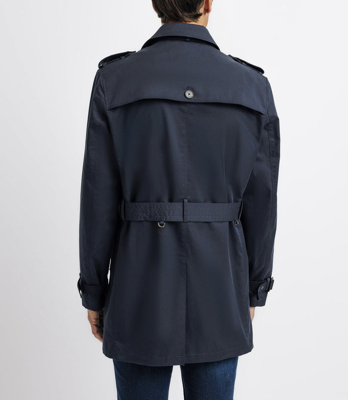 Izac Trench Croisé Marine