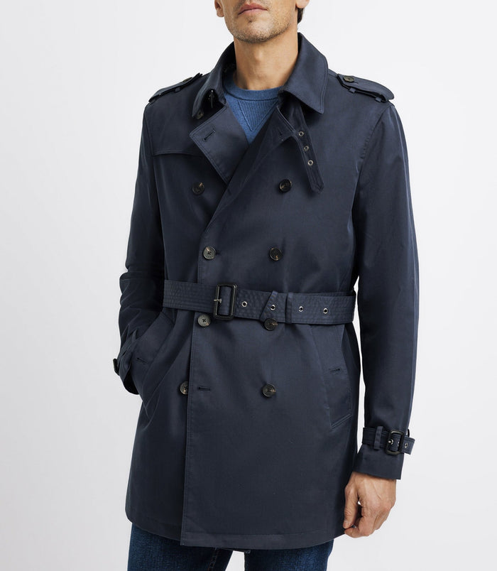 izac Trench croisé marine