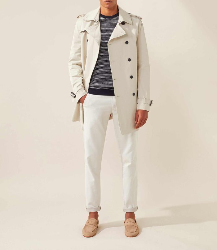 izac Trench croisé mastic "Quota"