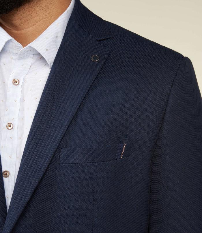 Izac Veste 2 Boutons Poches Plaquées Marine DEVABT