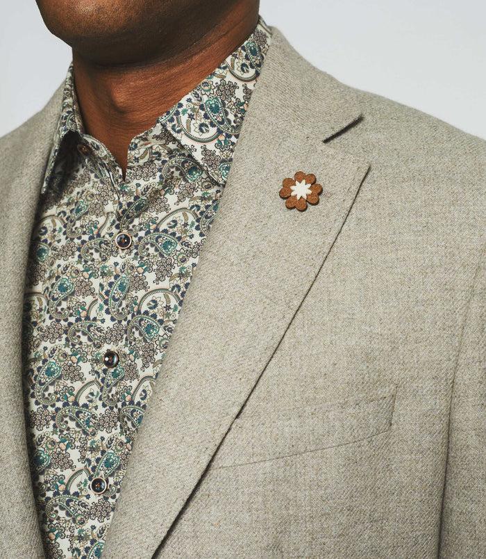 Izac Veste à Deux Boutons Beige DOLCE