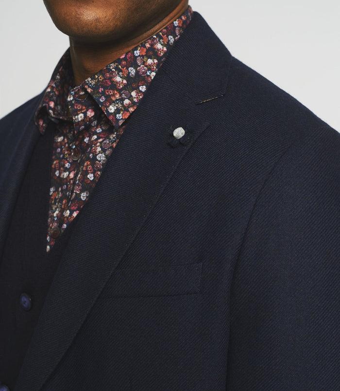 Izac Veste à Deux Boutons Marine DOLCE
