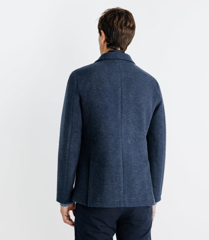 Izac Veste Avec Parementure Amovible Denim