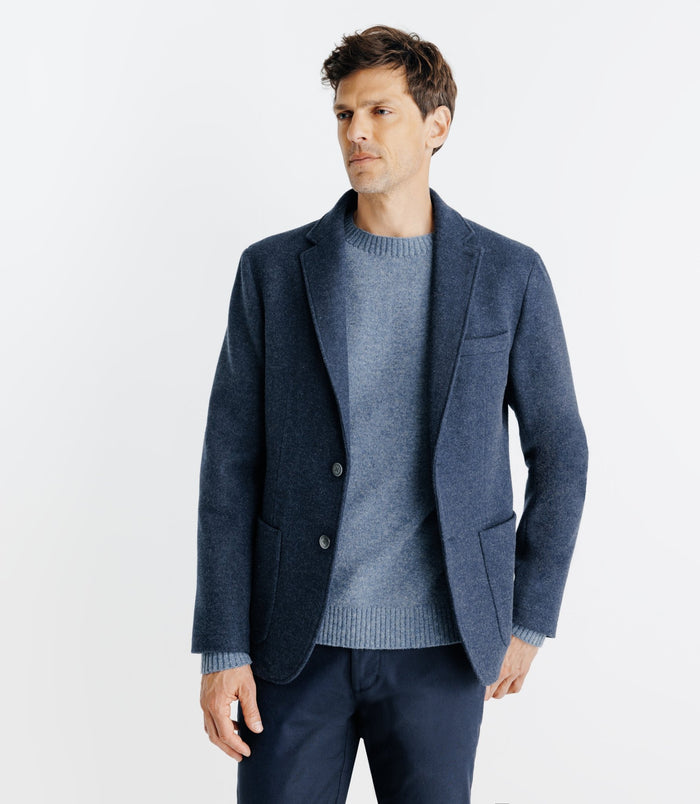 Izac Veste Avec Parementure Amovible Denim