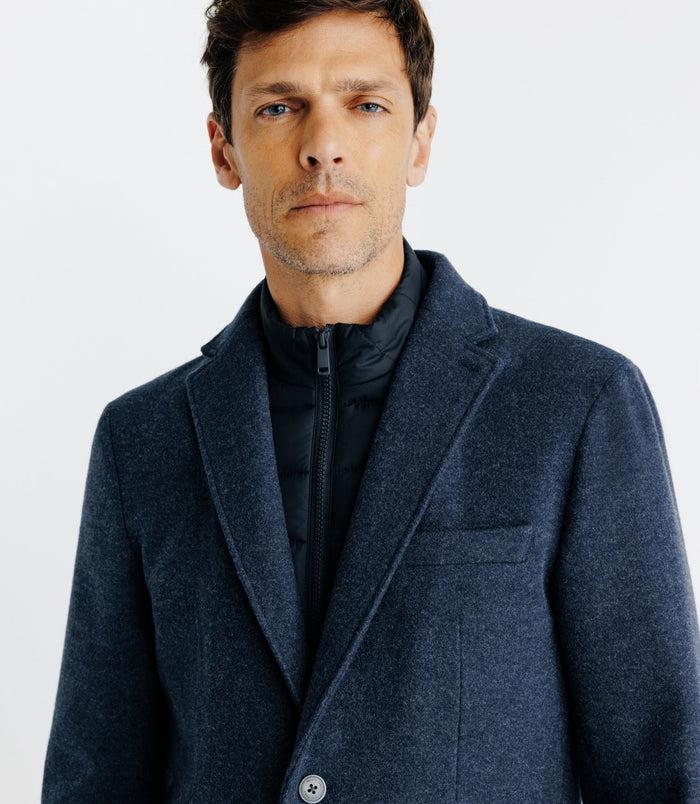 Izac Veste Avec Parementure Amovible Denim