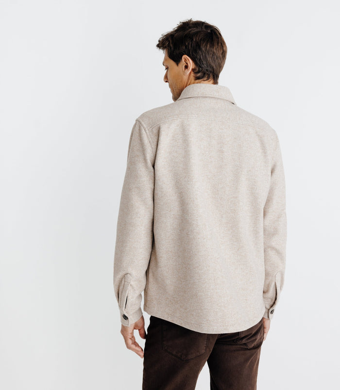 Izac Veste Avec Poches Beige