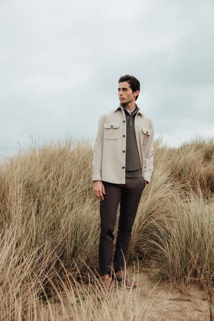 izac Veste avec poches beige