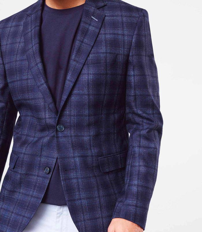 izac Veste carreaux marine