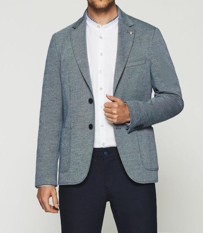 Izac Veste Casual 2 Boutons Bleu AERIEN