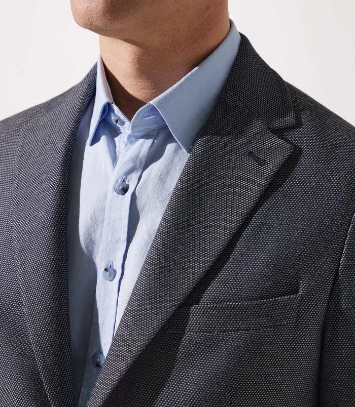 Izac Veste Casual 2 Boutons Marine DEYTON